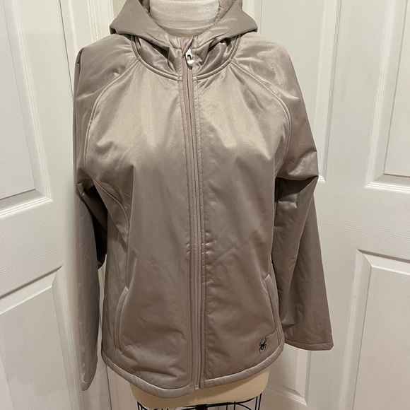 Women's Hooded Jacket in Taupe